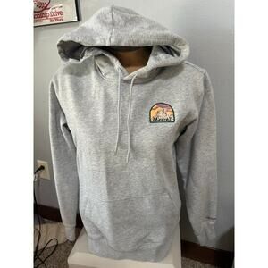 Merrell Womens Small Gray Graphic Hoodie